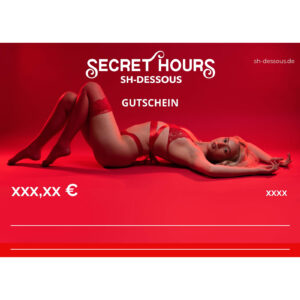 Geschenk Gutschein-SH Dessous Secret Hours Hamburg Last Minute