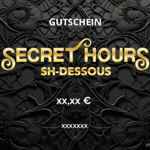 SH-DESSOUS GUTSCHEIN SCHWARZ-GOLD