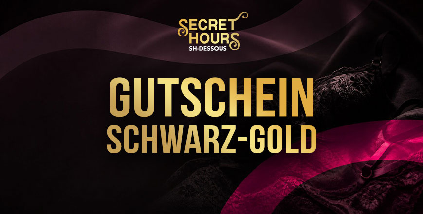 SH-DESSOUS GUTSCHEIN SCHWARZ-GOLD