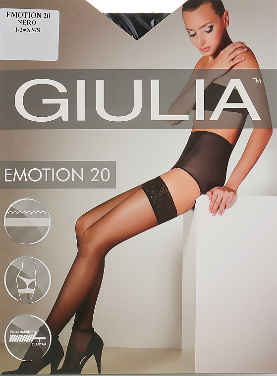 GIULIA Stay-Up Strümpfe Emotion 20, Classic Collection – Bild 5