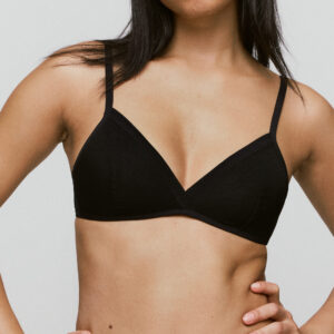 SARDA · CHALMERS · unterlegtes Bralette – Schwarz