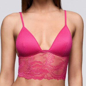 SARDA · LISA · unterlegtes Bralette – Fuchsia Queen